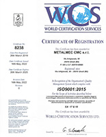 Certificato iso9001